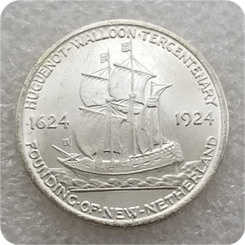 Antika El Sanatları Amerikan 1642-1924 Yabancı Hatıra paraları Gümüş Dolar