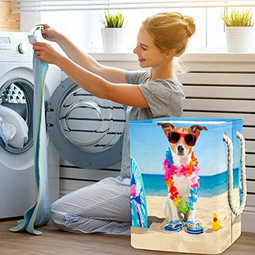 Unicey Köpek Sörf Tahtası ile Su Geçirmez Katlanır çamaşır sepeti Kova Çocuk Odası Yatak Odası için Bebek Kreş
