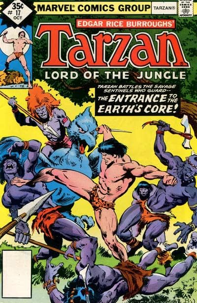 Tarzan (Marvel) 17A VF; Marvel çizgi romanı / Whitman Baskısı