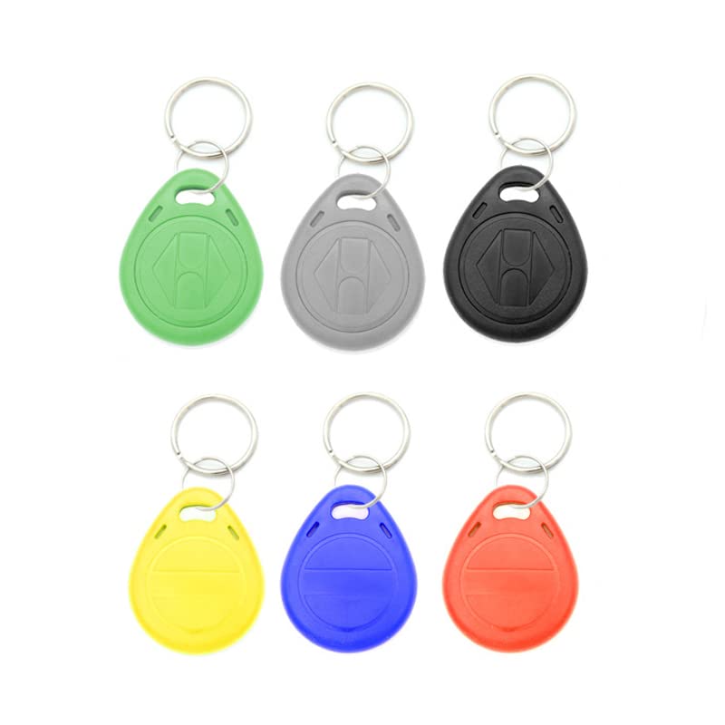 10 adet Plastik 125 KHZ Yeniden Yazılabilir Yazılabilir KIMLIK Kartları Keyfobs RFID Kopya Anahtar Etiketleri El