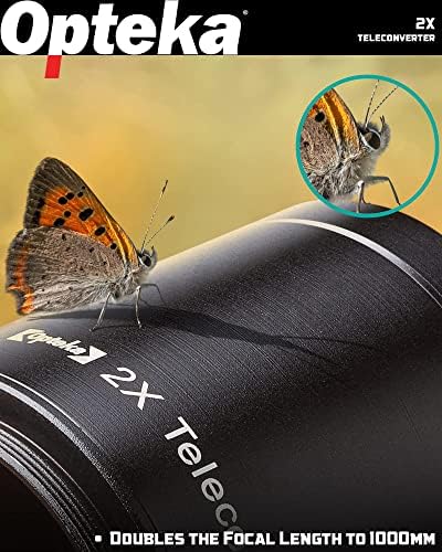 Opteka 500mm f/6.3 (2X - 1000mm) telefoto Ayna nikon için lens F-Montaj D6, D5, D4, D850, D810, D800, D780, D750,