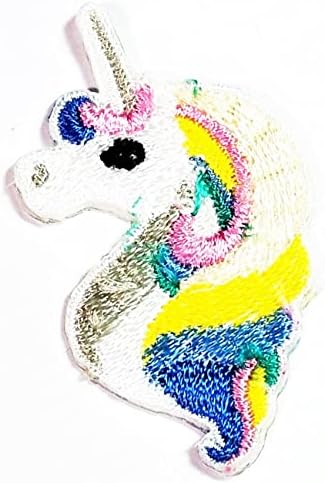 Kleenplus 3 adet. Mini Unicorn Karikatür Sevimli İşlemeli Demir On Rozeti Dikmek Kot Ceketler Şapkalar Sırt Çantaları