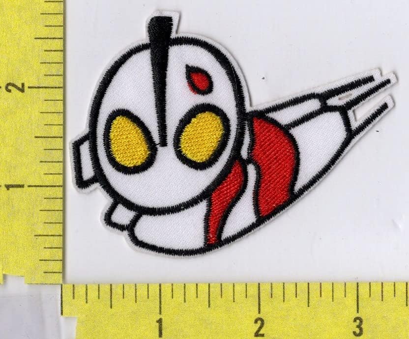 Ultraman Süper Kahraman Karikatür Uçan Karakter Figürü Demir on Patch sm