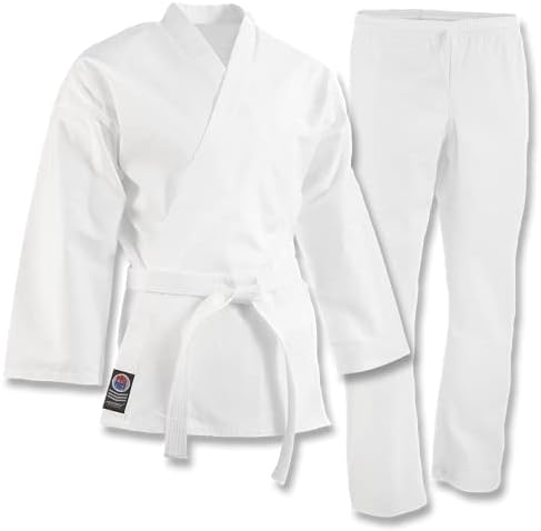 ProForce 6oz Öğrenci Karate Gi / Üniforma-Beyaz-Beden 000