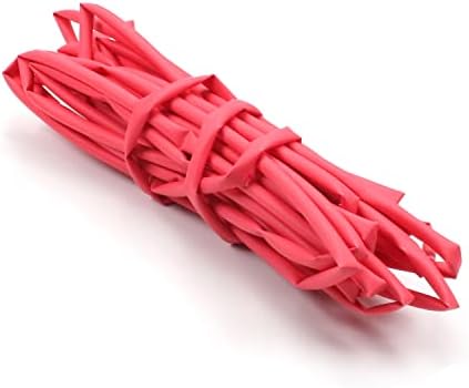 1 Adet ısı Shrink boru,2: 1 Kırmızı Bettomshin elektrik teli Cable ≥600V & 248°F, 6 m x 4mm(LxDia) Shrink Wrap uzun