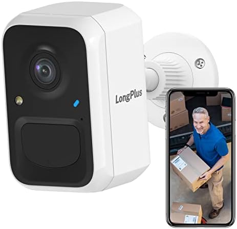 LongPlus Güvenlik Kamerası Kablosuz Dış Mekan, Ev Güvenliği için Akülü Kameralar, AI Algılamalı Kablosuz WiFi Kamera,