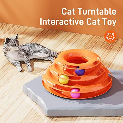 Karchilor kedi oyuncak rulo, interaktif kedi oyuncak, kapalı kedi oyuncak, kedi parça oyuncak, kedi top kulesi, birden