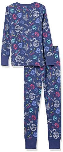 Essentials Disney / Marvel Frozen / Prenses Kızların Rahat Oturan Pamuklu Pijama Pijama Takımları (Önceden Benekli
