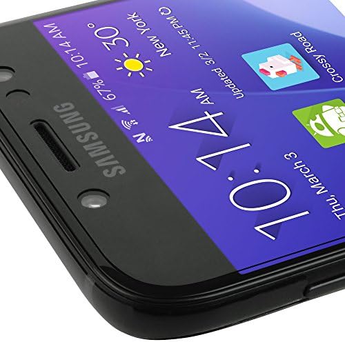 Skinomi Tam Vücut Cilt Koruyucu ile Uyumlu Samsung Galaxy J7 Pro (Ekran Koruyucu + arka kapak) TechSkin Tam Kapsama