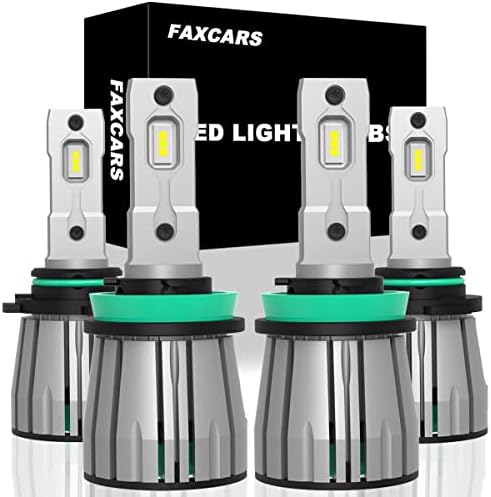 FAXCARS LED Far Ampuller Fit Kenworth için T880 T680 W990 T660 T700 T470 T440 T400 T370 T270 T170, H11 Düşük Işın