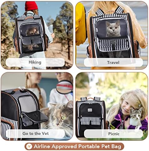 Lekebob Tekerlekli Evcil Hayvan Taşıyıcı Sırt Çantası Küçük Köpekler Orta Kediler için Evcil Hayvan Taşıyıcı Sırt