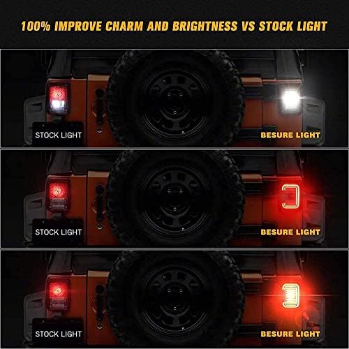 BESURE 7 inç Led Yuvarlak Far Yüksek düşük ışın DRL + Led park lambaları Duman Lens ile Uyumlu Jeep Wrangler JK JKU