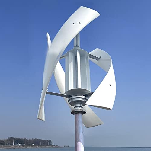 Dikey eksenli rüzgar türbini jeneratörü 1000 w 12 v 24 v 48 v 3 Bıçakları ile Ev Kullanımı için şarj regülatörü Yel