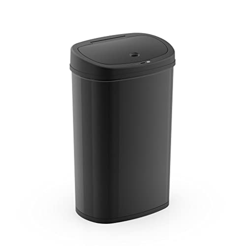 LYSLDH Hareket Sensörü Mutfak Çöp Tenekesi Paslanmaz Çelik Çöp Kutuları (Renk: D, Boyut: 1)
