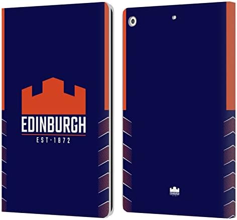Kafa Çantası Tasarımları Resmi Lisanslı Edinburgh Rugby Ev 2020/21 Crest Kiti Deri Kitap Cüzdan Kılıf Kapak Apple