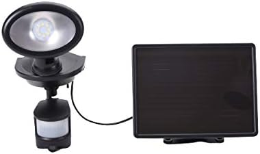 Maxsa 44643-CAM-BK Güneş Enerjili Güvenlik Kamerası ve Spot Işığı-Siyah