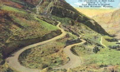 Big Horn Dağları, Wyoming Kartpostalı