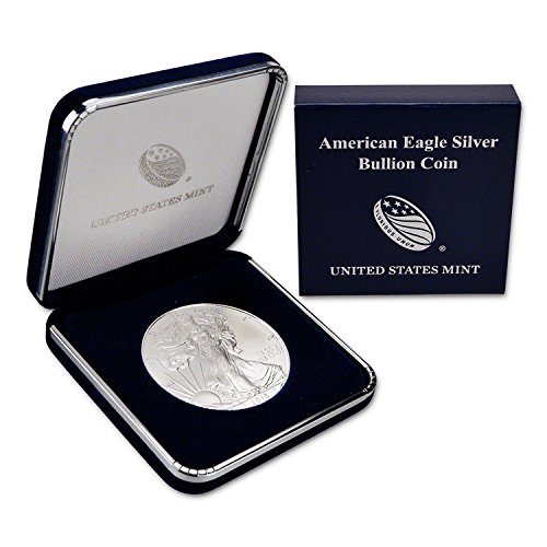 2015 Gümüş Kartal ABD Nane Hediye Kutusunda 1 $ Parlak Dolaşımsız