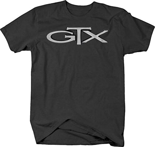 Klasik GTX 1967-71 Beyler Kas Araba Fırçalanmış Metal Grafik T Shirt Erkekler için