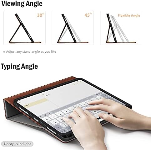 Antbox iPad Pro 12.9 Durumda 2022/2021/2020 Kalem Tutucu ile Yazma Modu Otomatik Uyku / Wake iPad 12.9 6th/5th /
