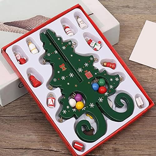 Noel Ağacı için Telefon Süsleri Ahşap Noel Ağacı Noel Ağacı Masa Süsü Mini Süslemeli Komik Masaüstü Noel Ağacı Süsleri