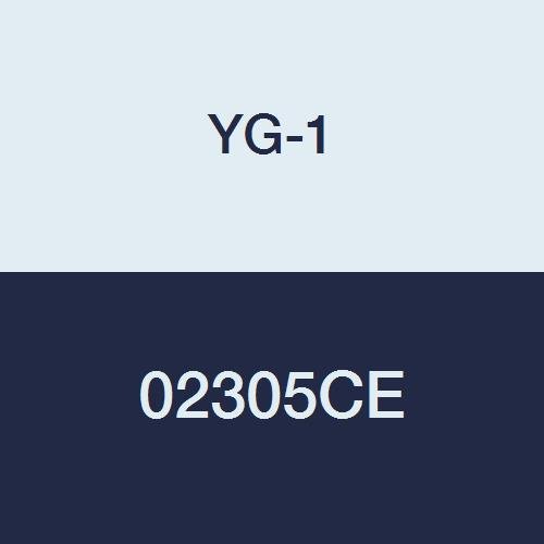 YG-1 02305CE HSSCo8 End Mill, 2 Flüt, Uzun Uzunluk, TiAlN-Extreme Finish, 3-1/4 Uzunluk, 3/8
