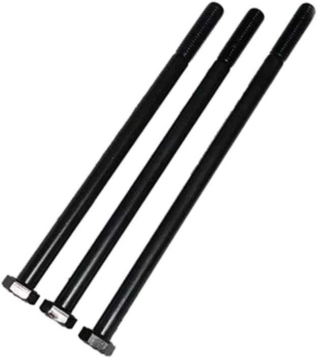 1 adet M8 * 430mm siyah renk dış altıgen vida uzunluğu cıvata makine çivi 12.9 sınıf alaşımlı çelik yüksek sertlik