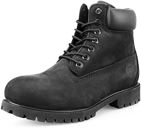 OUXX Yumuşak Ayak iş çizmeleri Erkekler için, Kaymaz Kauçuk deri ayakkabı, Nefes, Rahat (OX4601)