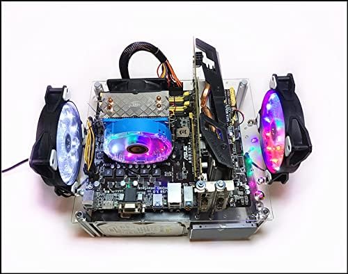PC açık şasi istiflenebilir bilgisayar kasası ısı dağılımı akrilik ATX MATX ITX anakart Test tezgahı platformu DIY