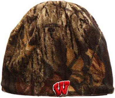 Zephyr NCAA Kamuflaj Manşetsiz Kafatası Şapkası-NCAA Camo Bere Şapka