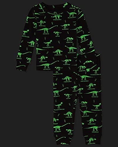 Çocuk yeri bebek ve yürümeye başlayan çocuklar kızdırma Dino Snug Fit pamuklu pijama