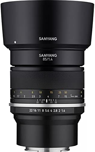 SAMYANG 85mm F1. 4 Mk2 Manuel odak lensi Sony FE Kameralar için, Siyah, 22993