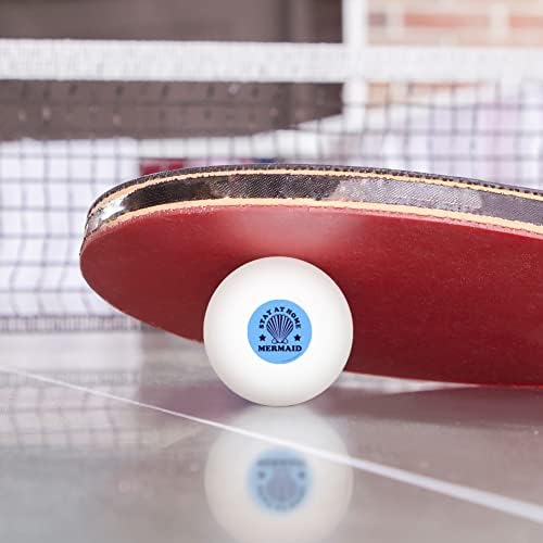 GRAFİKLER ve DAHA FAZLASI Evde Kal Denizkızı Komik Mizah Yenilik Masa Tenisi masa tenisi topu 3'lü Paket