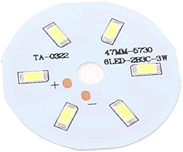 YENİ LON0167 Disk Tipi 3W Saf Beyaz 6 SMD 5730 LED Spot Alüminyum Taban Plakası(Disk Tipi 3W Reinweiß 6 SMD 5730