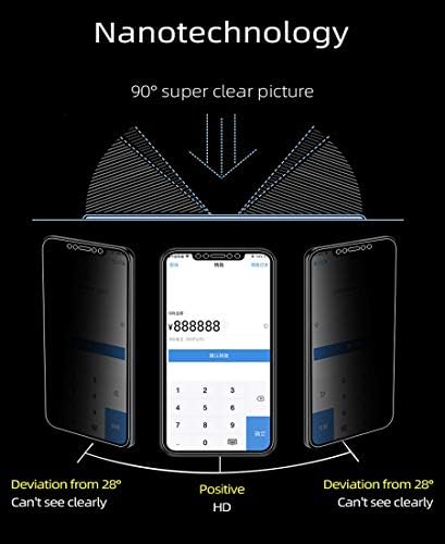 PORRVDP Gizlilik Hidrojel Ekran Koruyucu için Samsung Galaxy S21 FE 5G, 2 Adet Anti-casus Yumuşak TPU Koruyucu Film