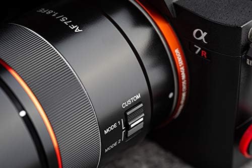 Samyang AF 75mm F1.8 Kompakt Otomatik Odaklama Telefoto Lens Sony FE Dağı, Siyah (SYIO75AF-E)