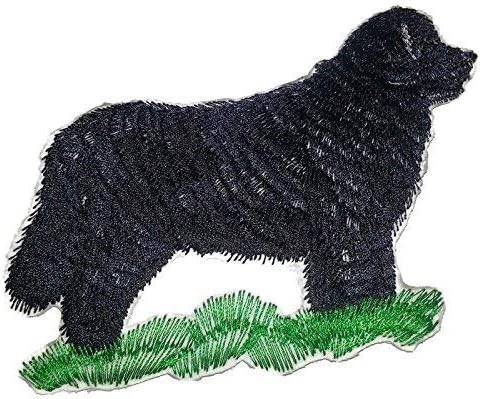 İnanılmaz Özel Köpek Portreleri [Newfoundland ] Nakış Demir On / Dikmek Yama [4.5 x 4.2] [abd'de yapılan]
