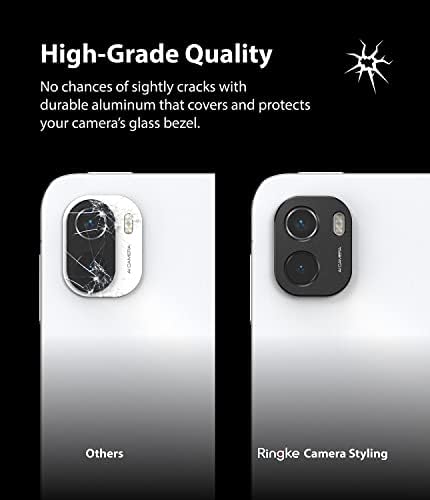 Ringke Kamera Styling ile Uyumlu Xiaomi Pad 5, Xiaomi Pad 5 Pro Kamera Lens Koruyucu, alüminyum Çerçeve Sert Koruyucu