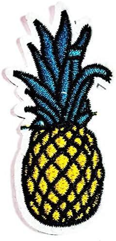 Kleenplus 2 adet. Mini Ananas Meyve İşlemeli Demir on Yama dikmek Kostüm Giydirin Kot Ceketler Şapkalar Sırt Çantaları