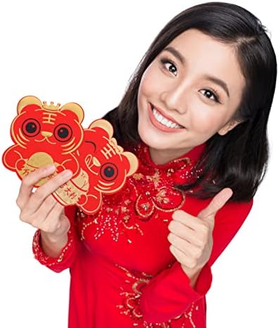 GALPADA Düğün Çanta 12 adet Çin Kırmızı kırmızı zarflar çin yeni yılı çin kırmızı zarflar Çin Hongbao Yeni Yıl Zarf