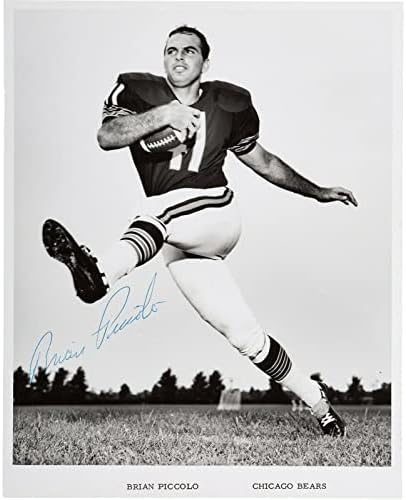 Brian Piccolo İmzalı 8x10 Fotoğraf Chicago Bears PSA/DNA AI00525-İmzalı NFL Fotoğrafları