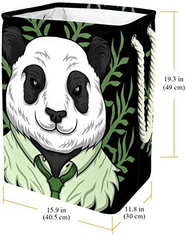 19.3 Bağlantısız çamaşır sepeti Kirli Giysiler Sepet Katlanabilir Ev Kreş Üniversite Daire Ofis Sevimli Komik Panda
